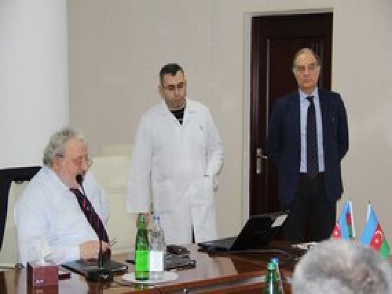 İtaliyanın Genoa Universitinin nümayəndələri, Prof. Marco Frascio və Angelo Musaio klinikamızın qonağı olmuşdur.